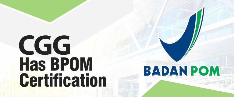 CGG has BPOM certification